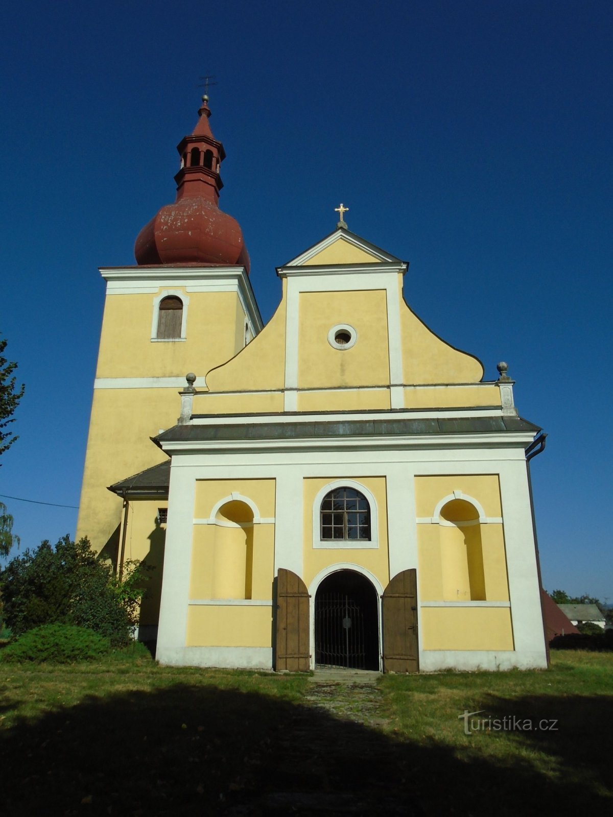 templom Szent István, az Úr első vértanúja (Velký Třebešov)