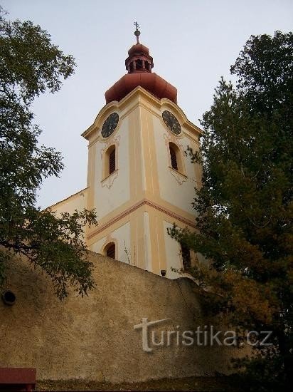 Церква св. Вацлава: Nalžovice Chlum