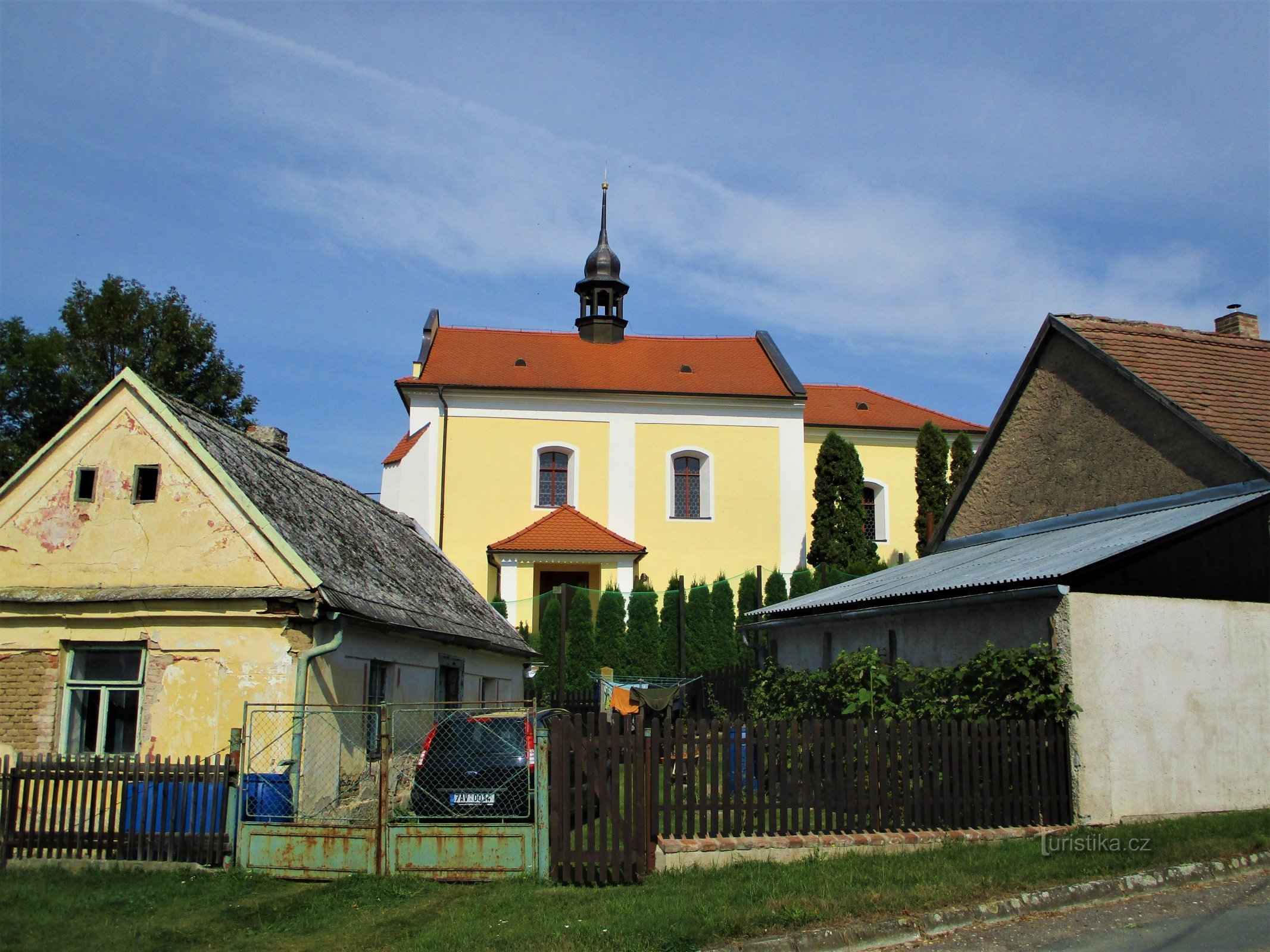 Kostel sv. Václava (Stará Voda, 13.9.2020)