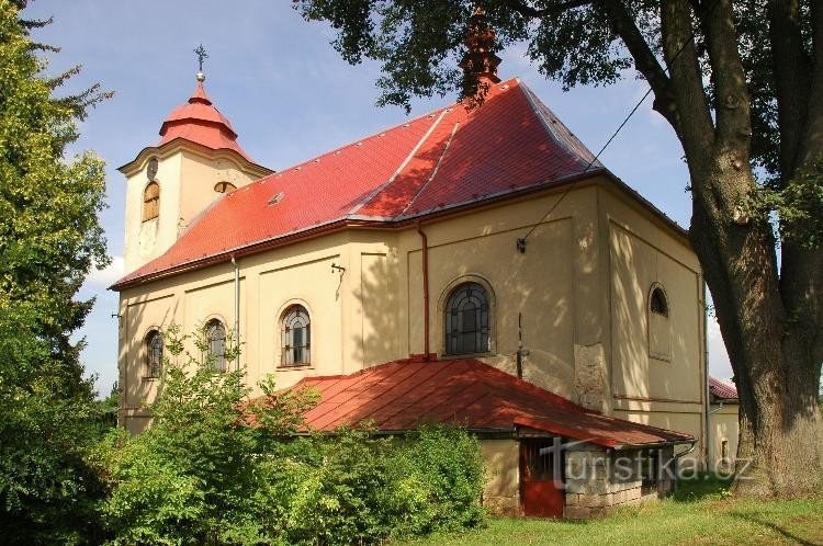 iglesia de st. Václav en Kocléřov