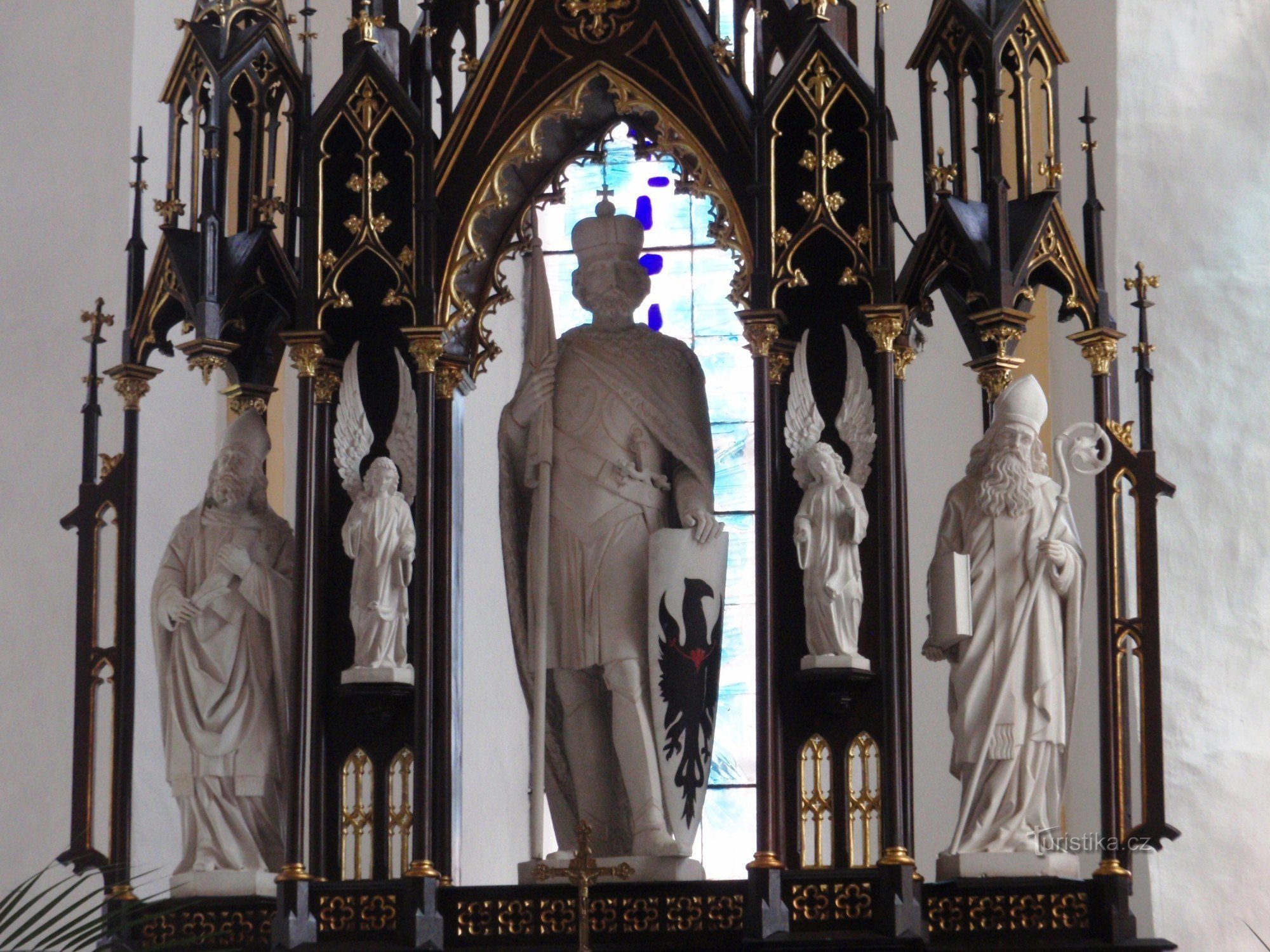 Chiesa di S. Václava a Křižanov - interno