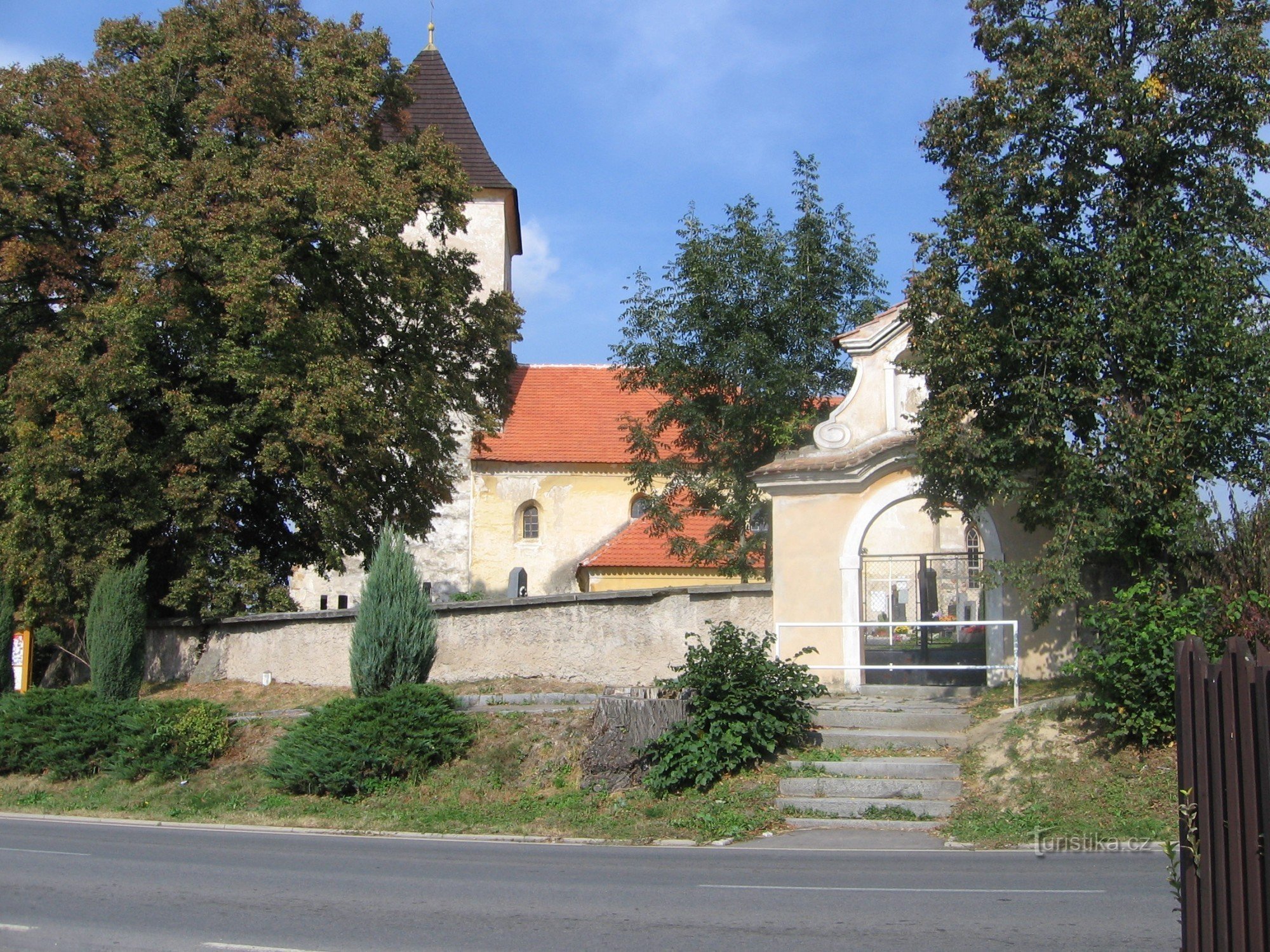 templom Szent Vencel Lažanyban