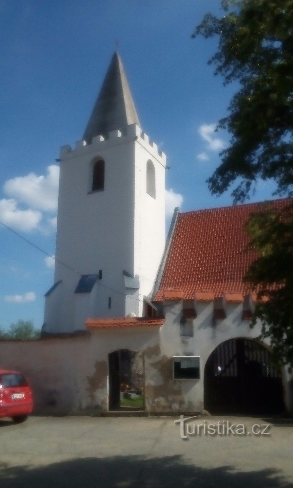 kirken St. Václav i Starý Ždánice