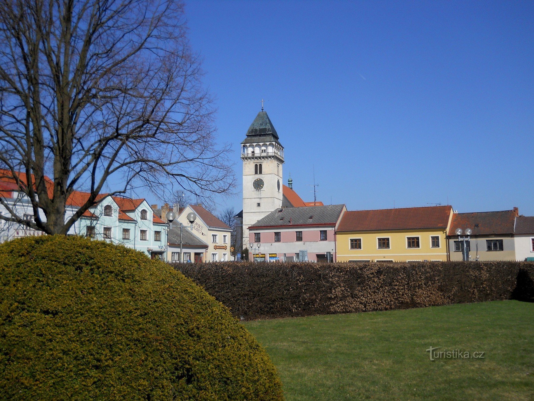 Church of St. Vavřince from the castle