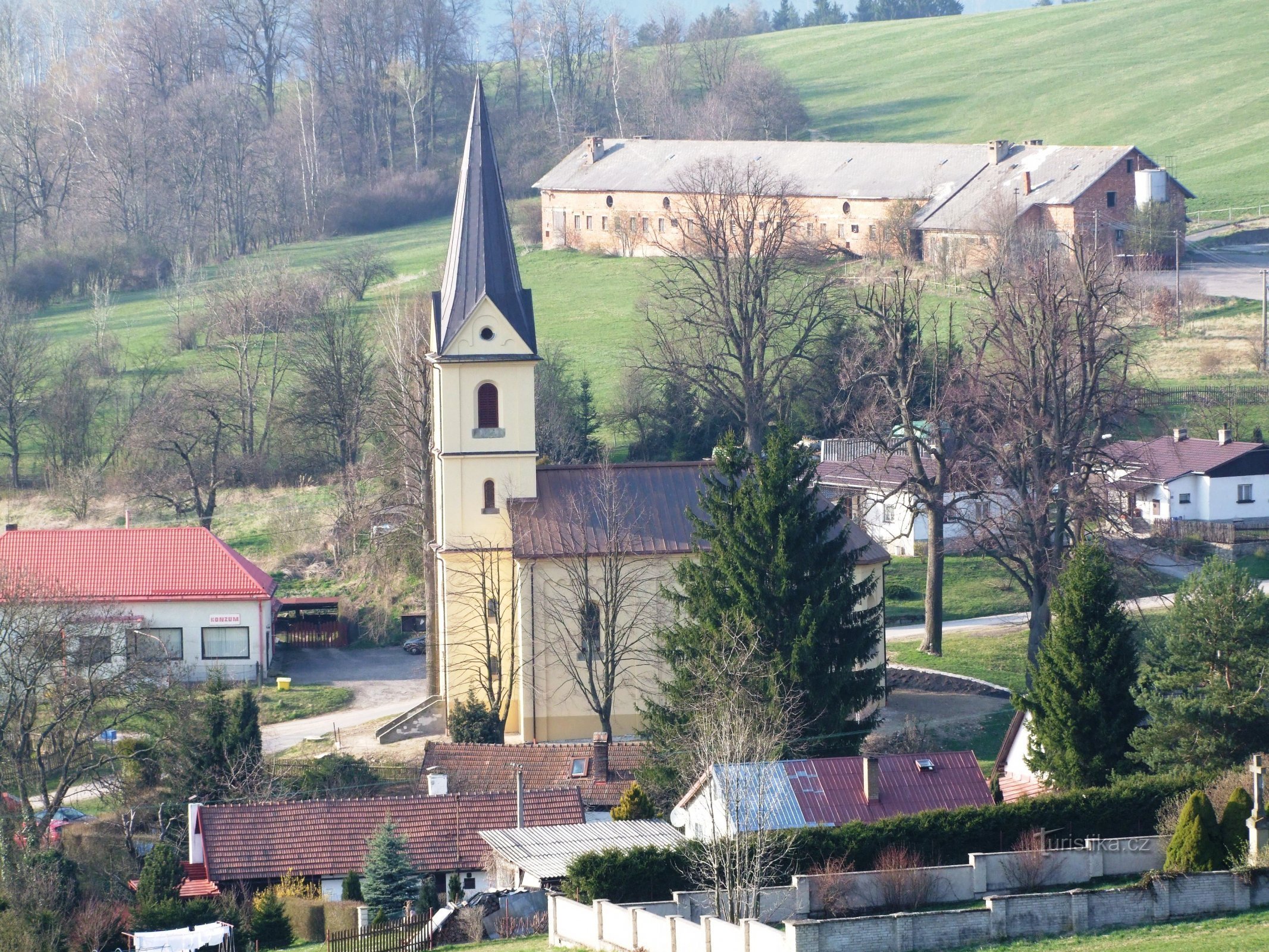 templom Szent Vavřine Anenská Studánkán