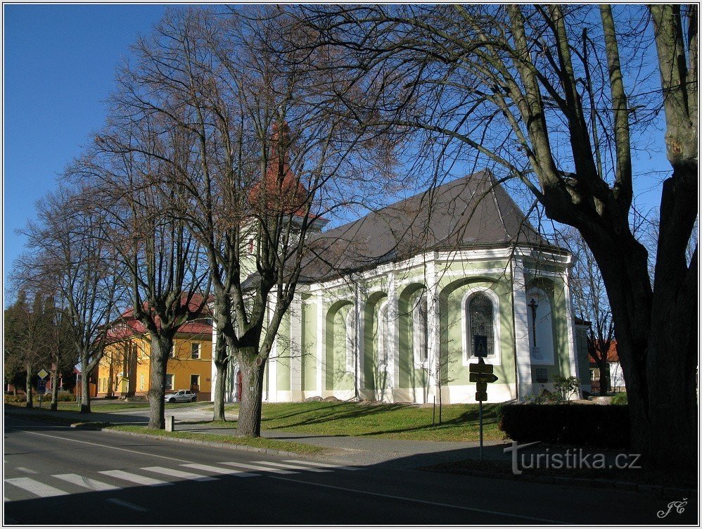 Church of St. Vavřince in Seč