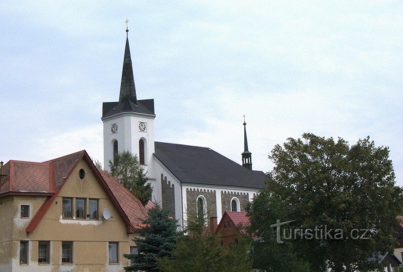 Kirche St. Vita - Blick vom Skilift