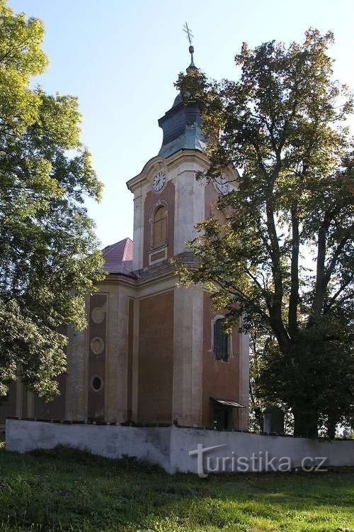 a igreja de São João de Nepomuk