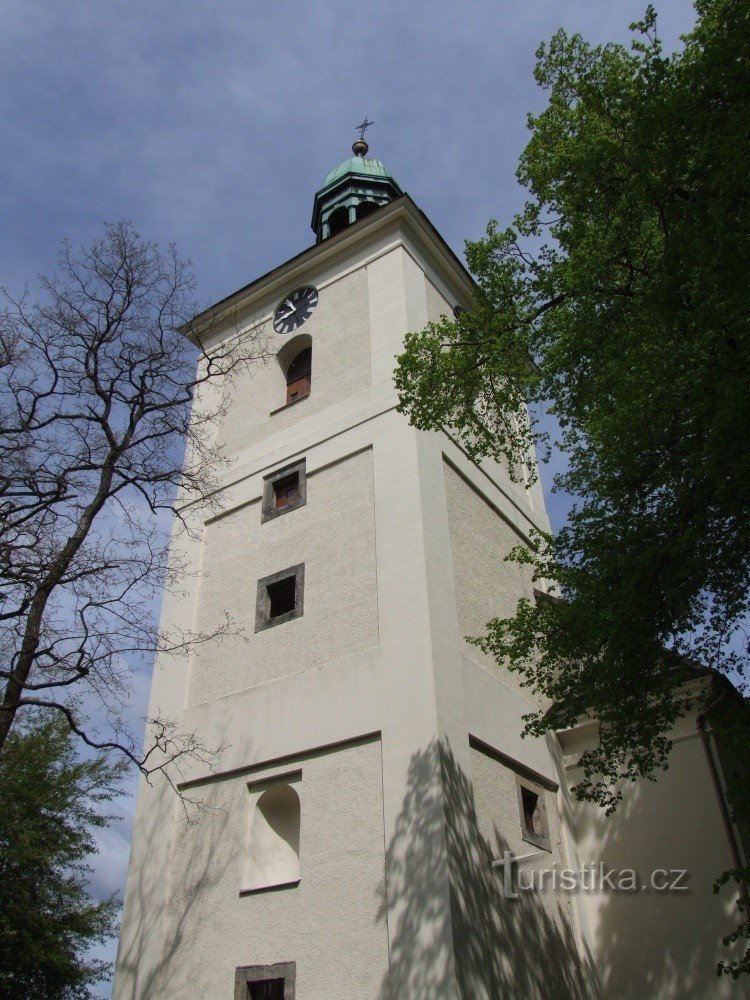Kerk van Sint Prokop in Hodkovice nad Mohelkou