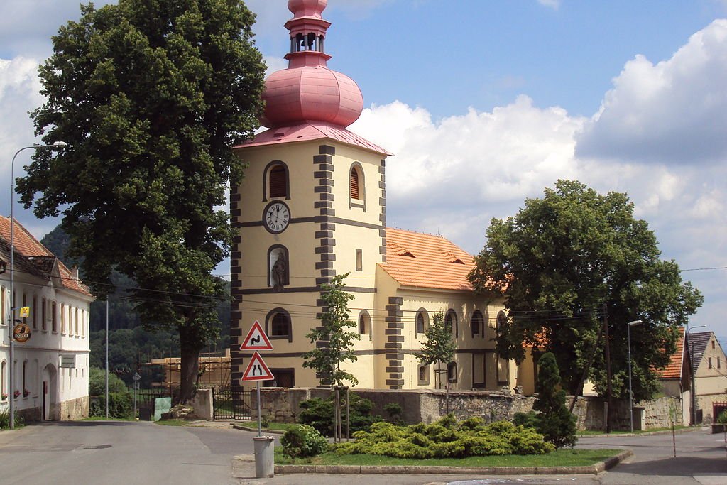 Iglesia de San Wenceslao en Blíževedlí