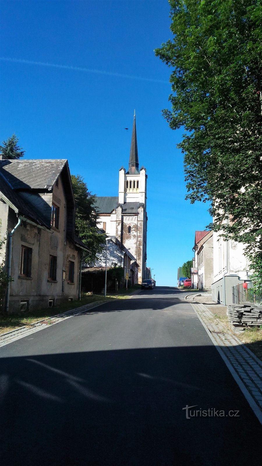 Kyrkan St. Wenceslas Vysluní.