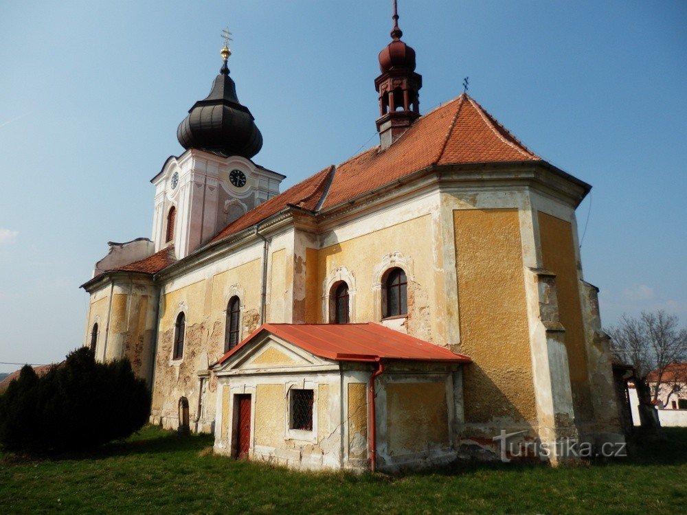 Szent Lőrinc-templom, délkeleti nézet