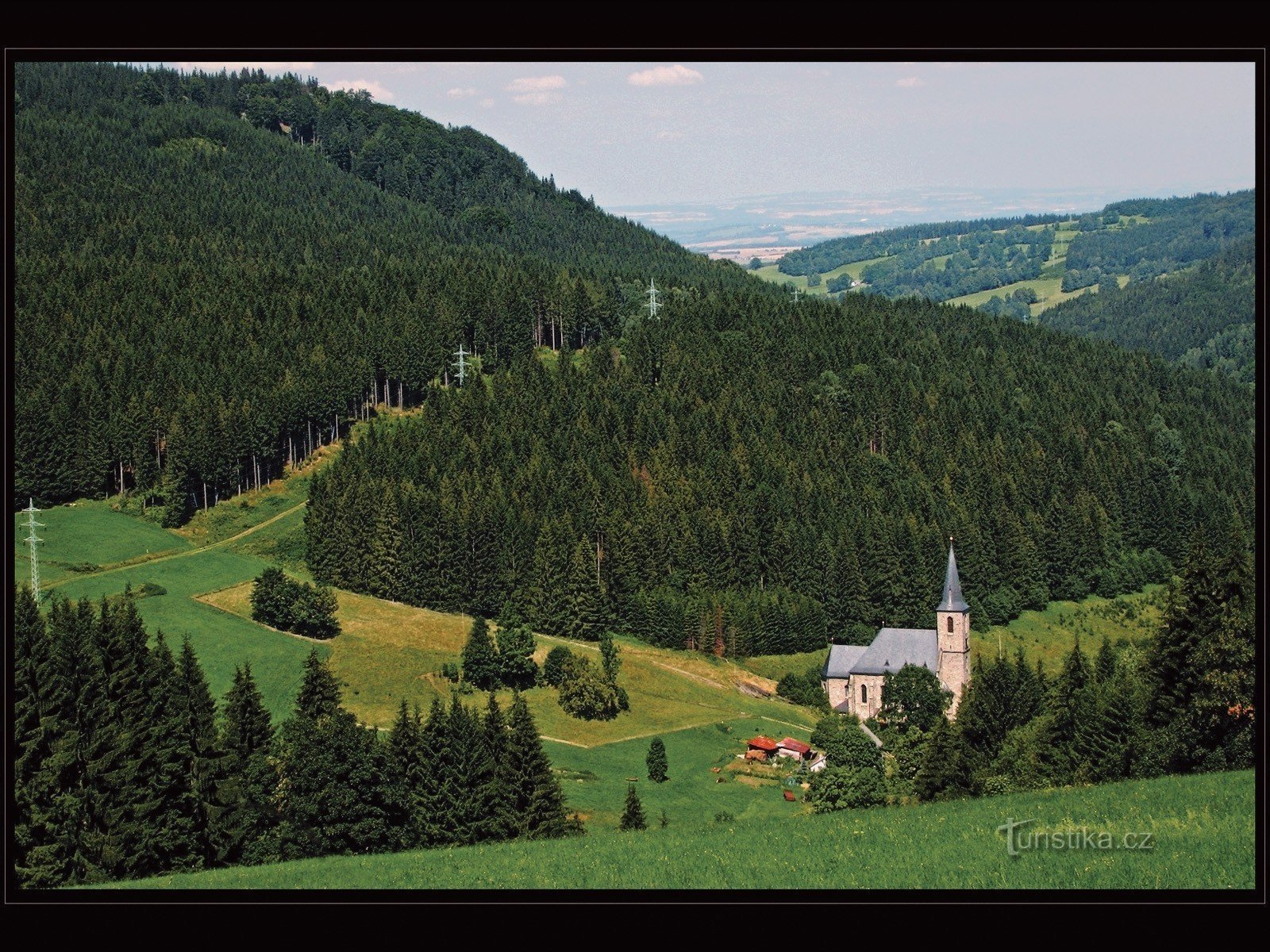 Kirche in Horní Údolí