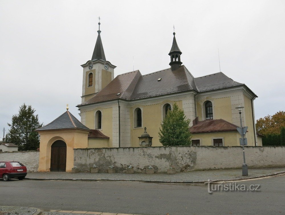 kościół w Nowym Hrádku