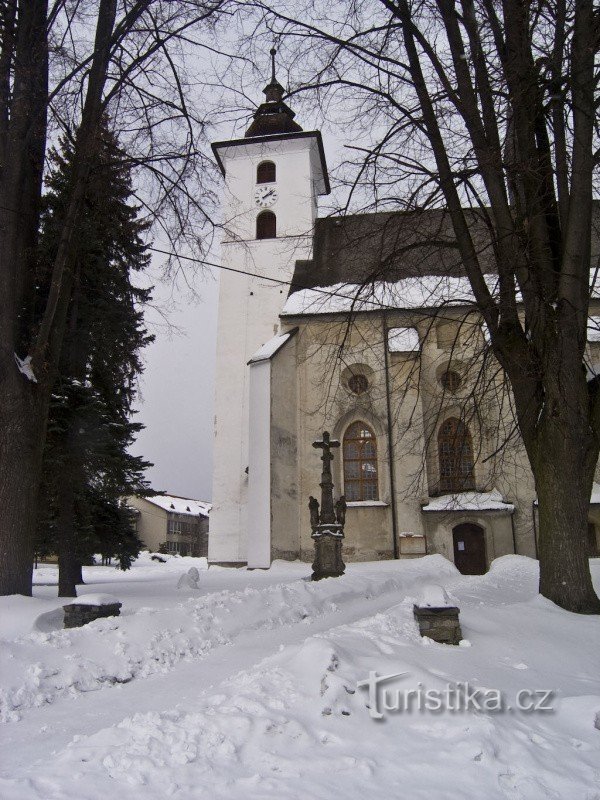 Church in winter