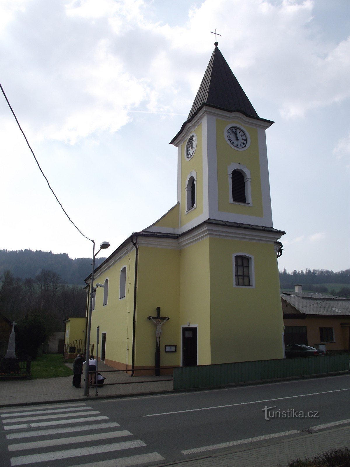 templom Staré Hrozenkovban