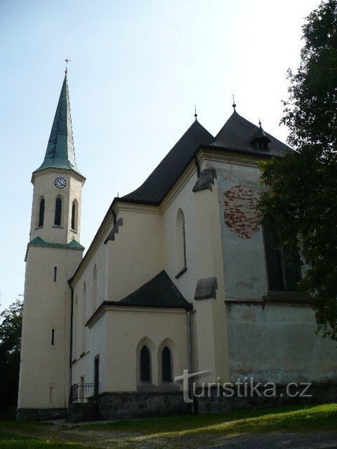 kerk in Stříbrná