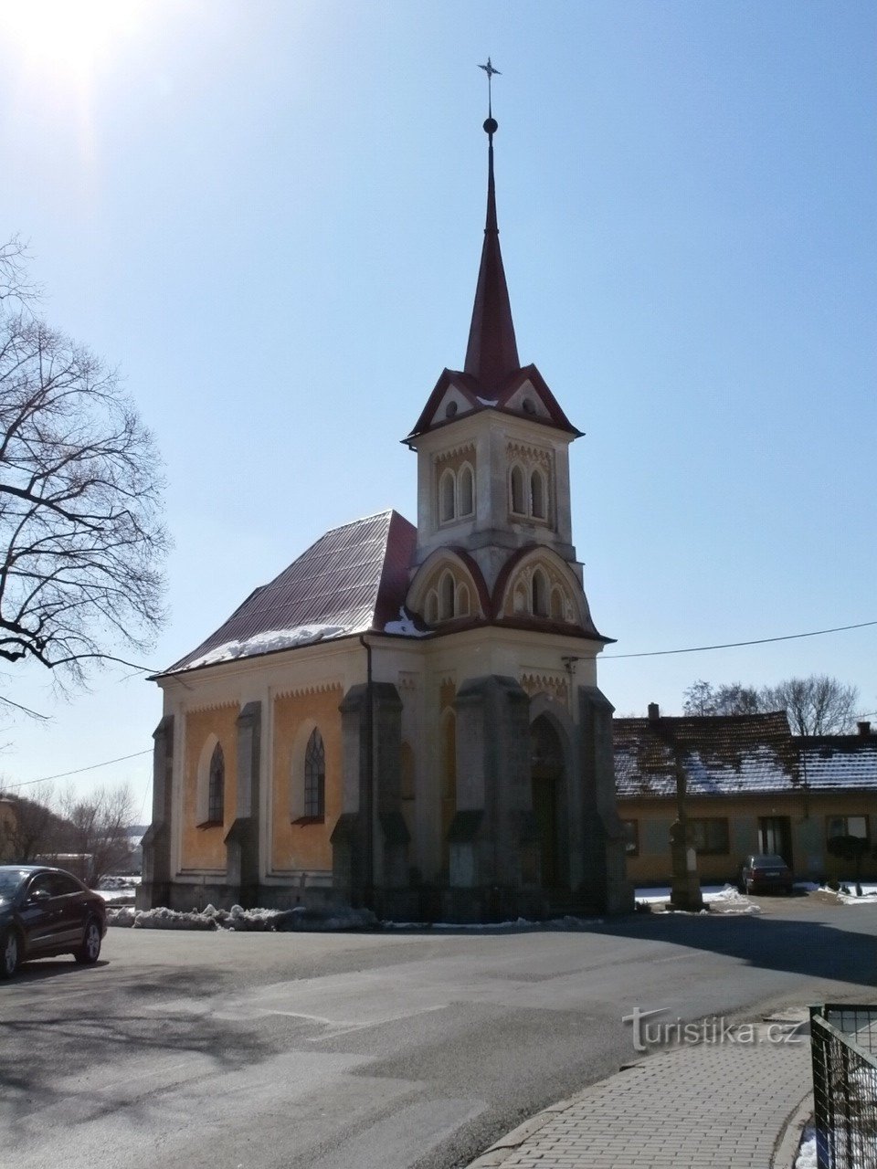 De kerk in Zbraslavec