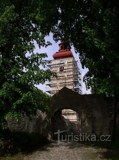 Church from the access road