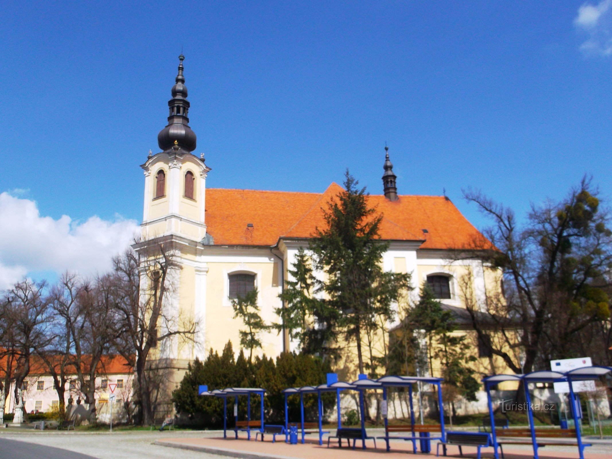 templom Kvasice községben