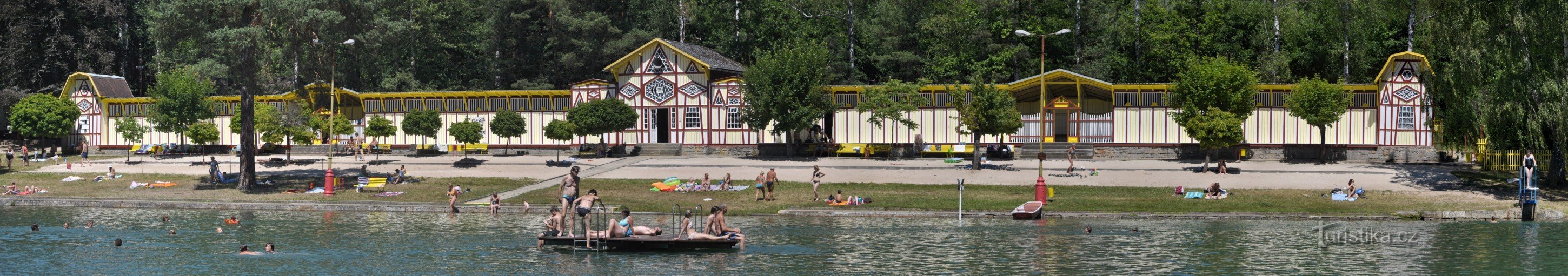 Schwimmbad Dachova, Foto Volšička