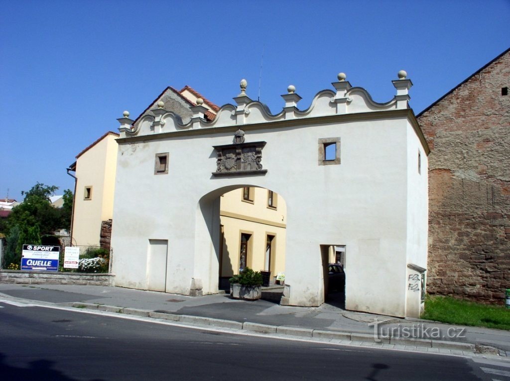 Kouřim Gate in Český Brod