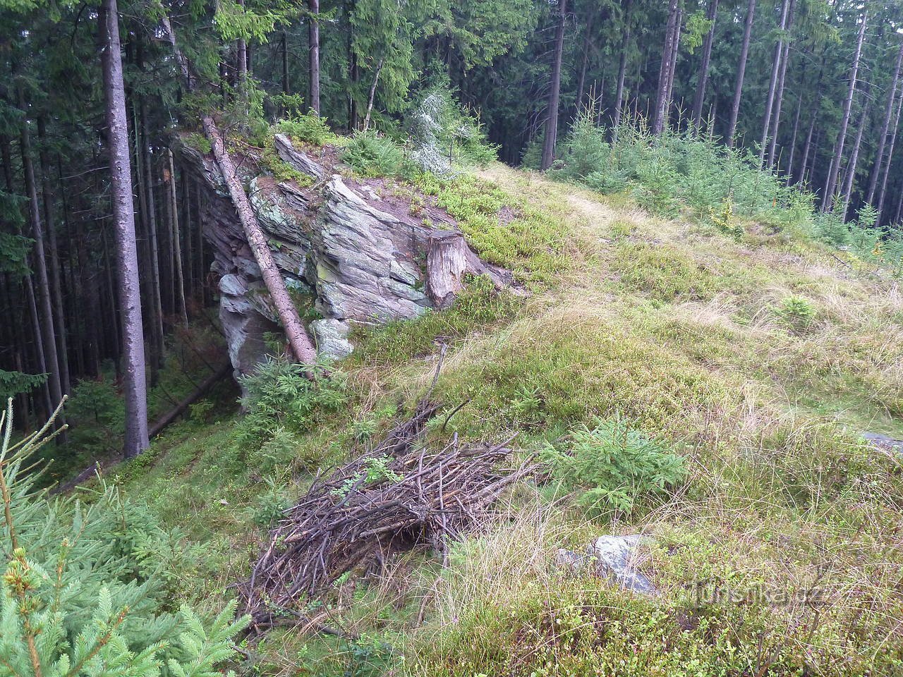 De magische rotsachtige bergkam van Javořina.