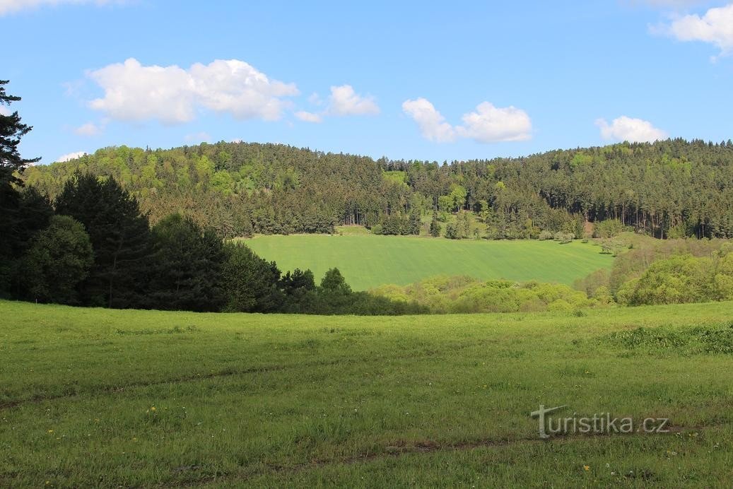 Kozník, Blick von Südosten