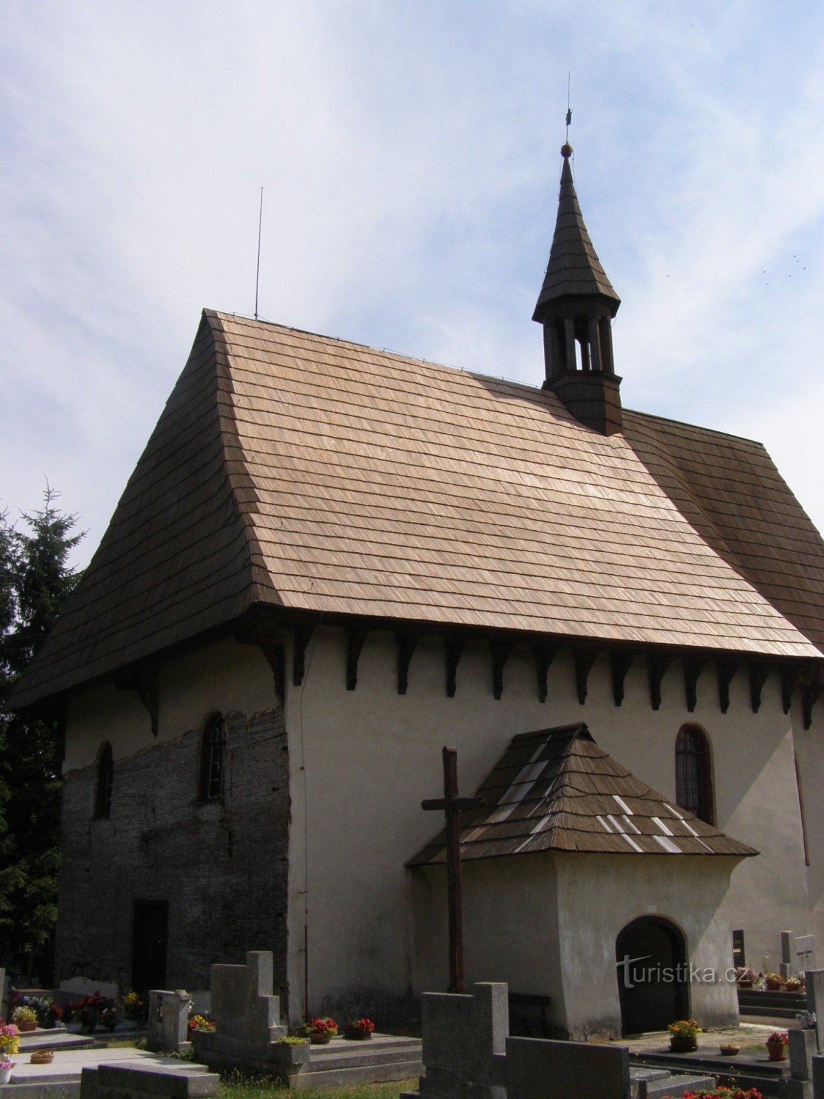 Kozojedy - igreja de madeira de St. Venceslau