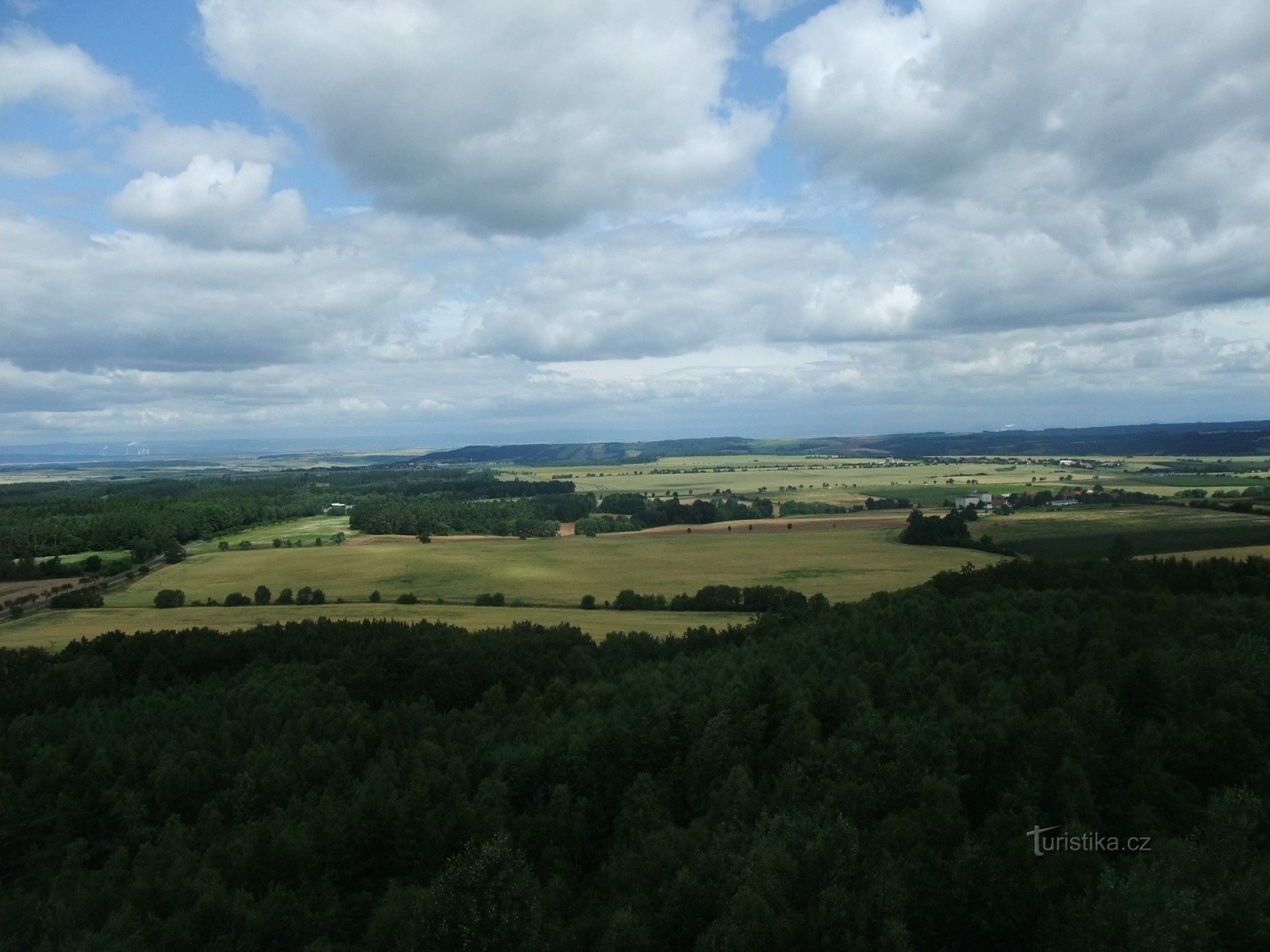 Landskabet under Tobišový vrch