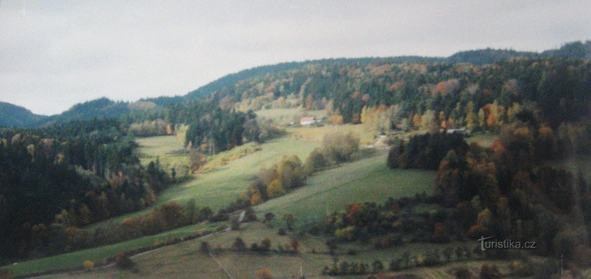 Krajobraz w pobliżu Držkovej