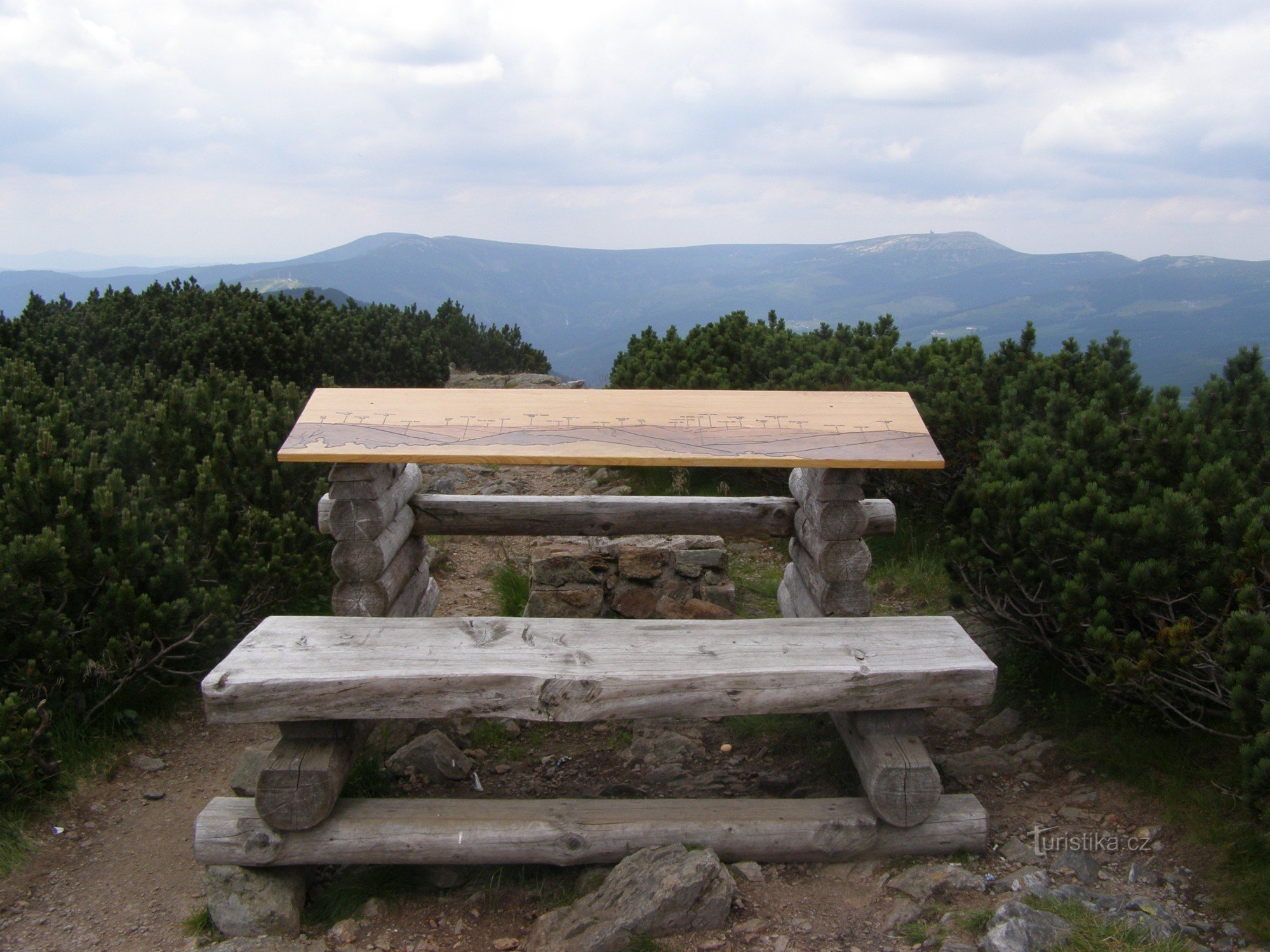 Krakonoš - lookout at Kozé hřbetů