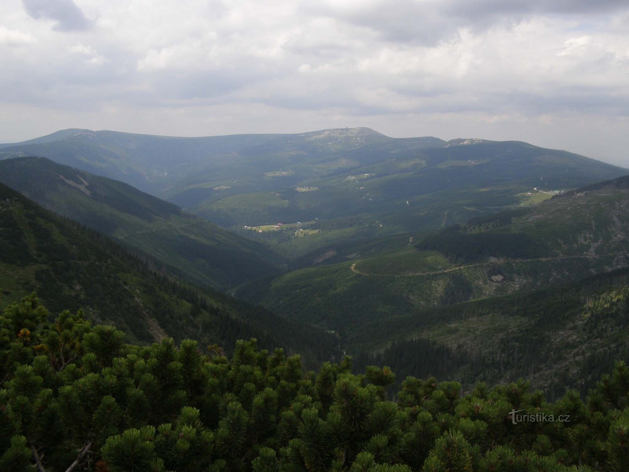 Krakonoš - belvedere la Kozé hřbetů