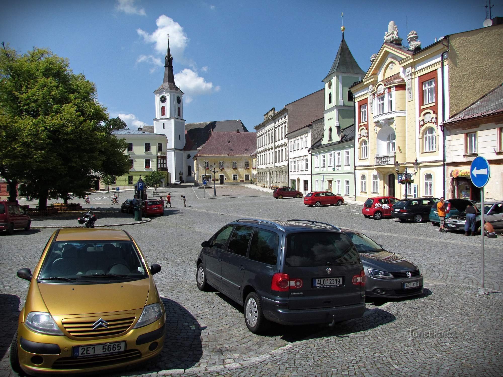 Králíky - rynek główny