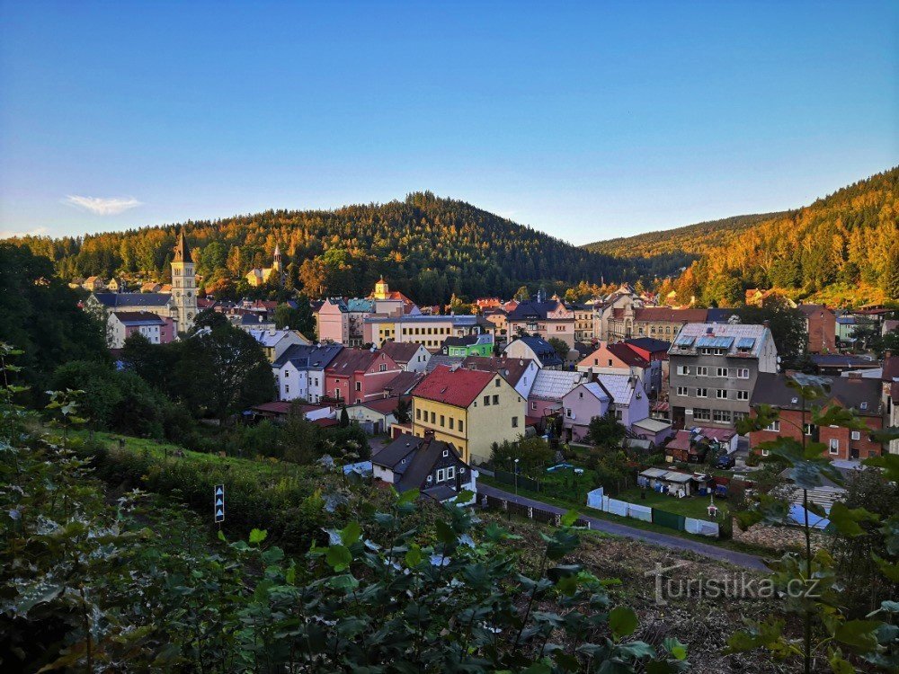 Kraslice - pohled na město