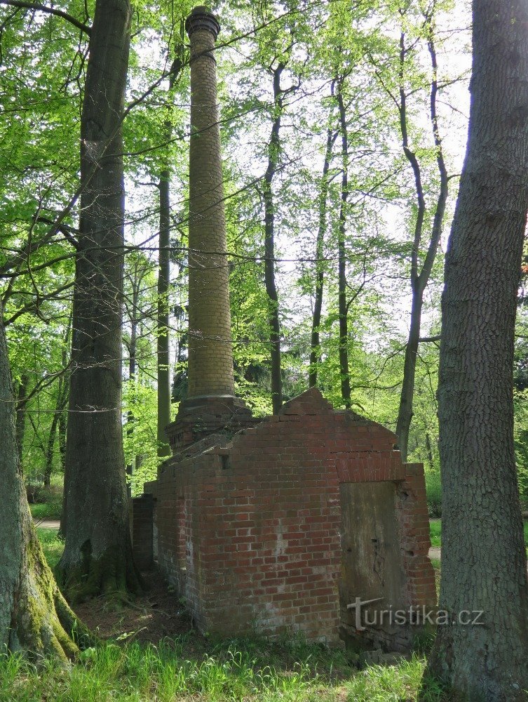 Krásná Lípa - sala das caldeiras do túmulo de Dittrich