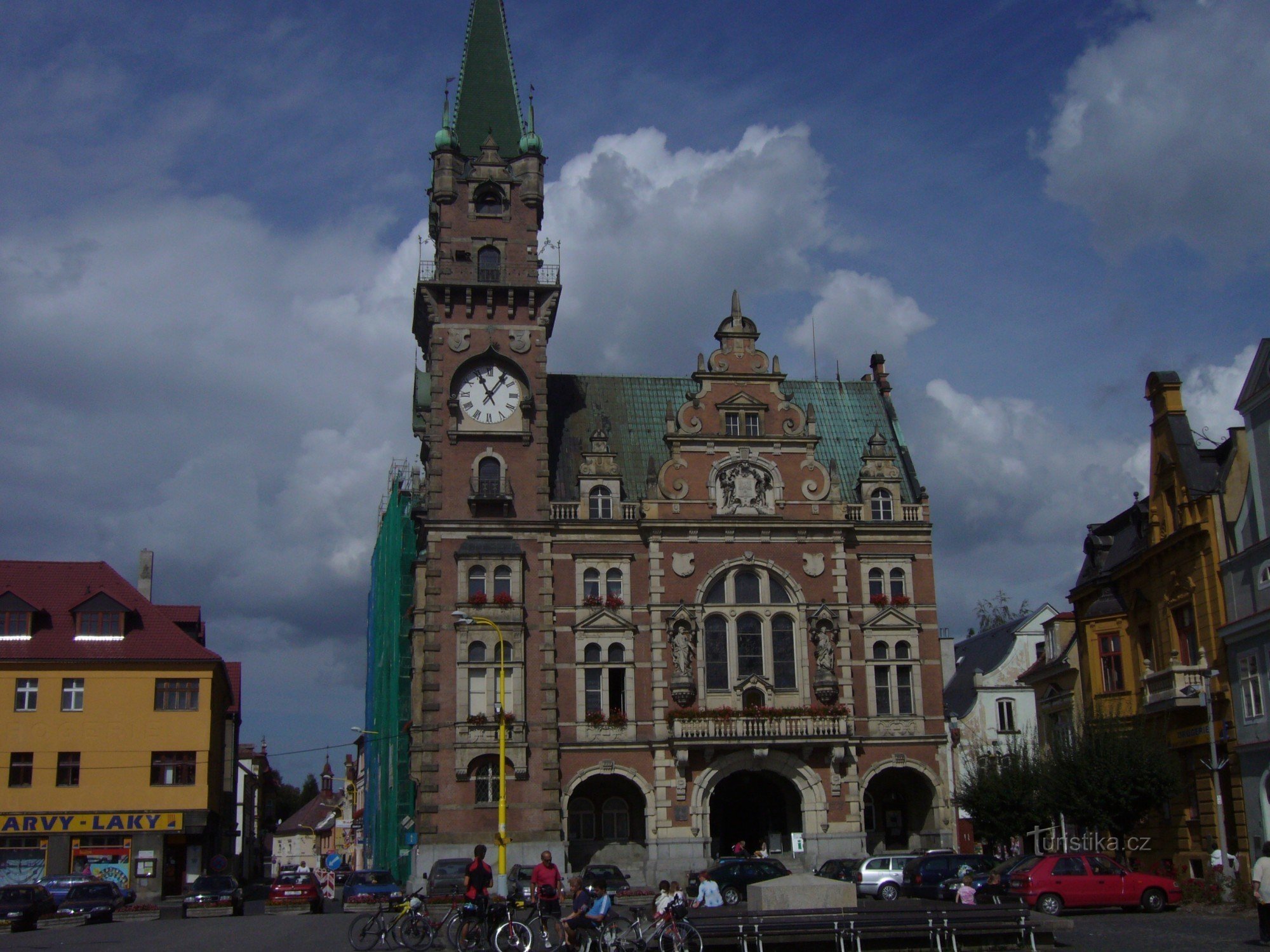 schönes Neorenaissance-Rathaus