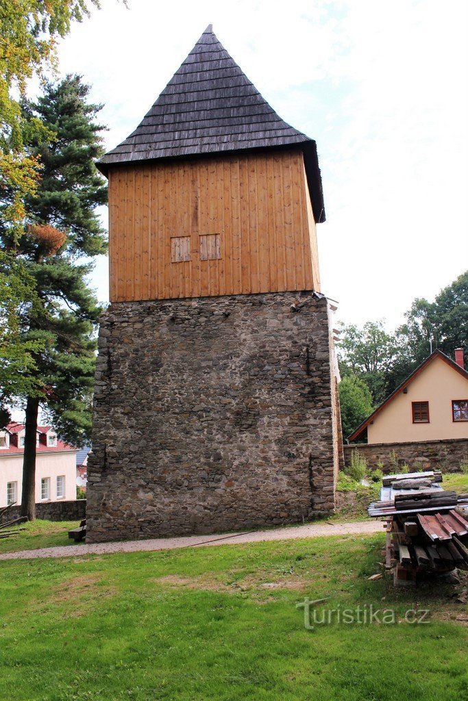 Красиво, западная сторона колокольни