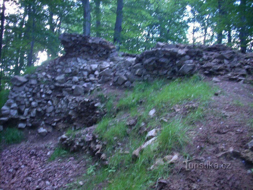 Frumos Buk-ruine ale castelului