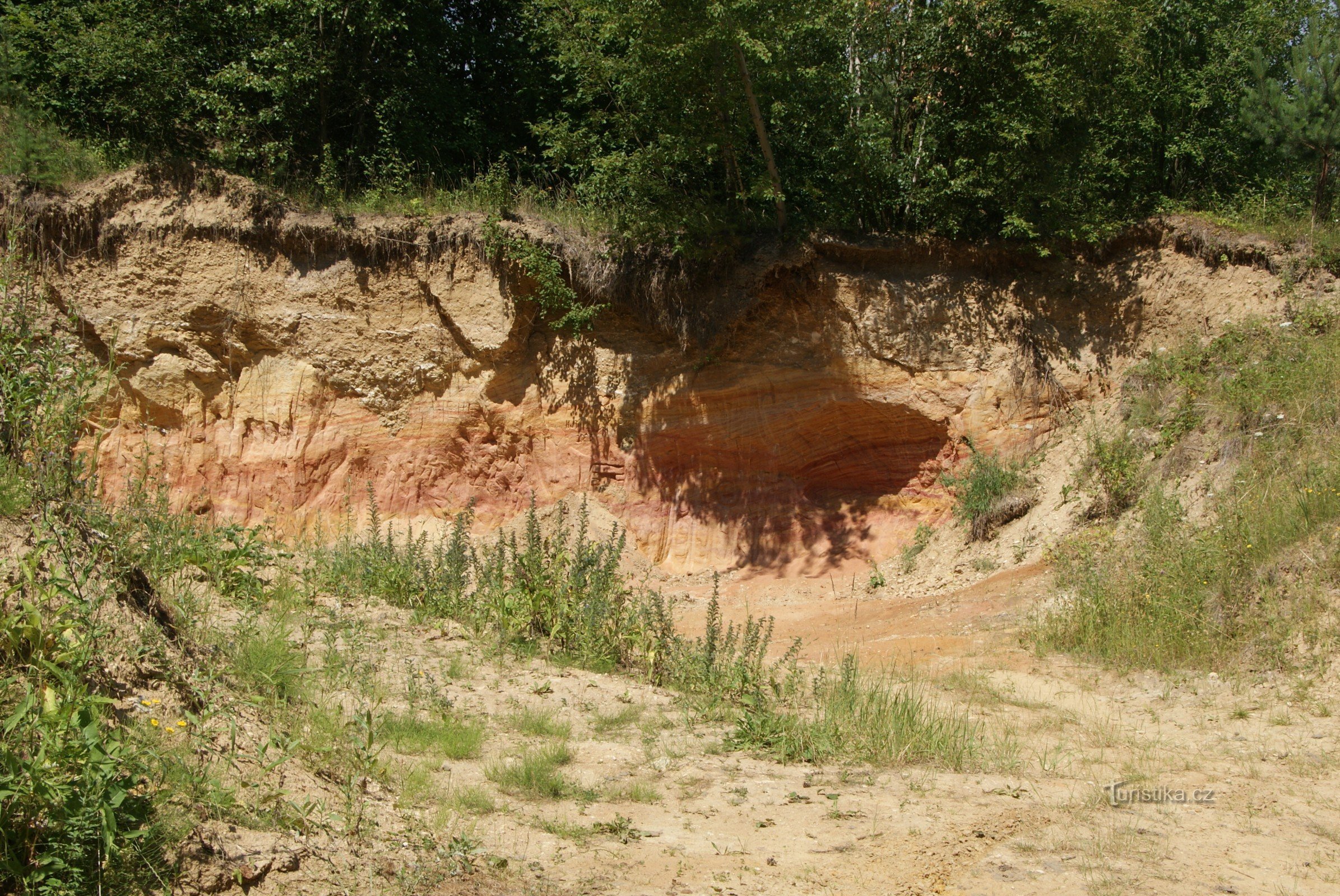 cratère sous Malý Chlum