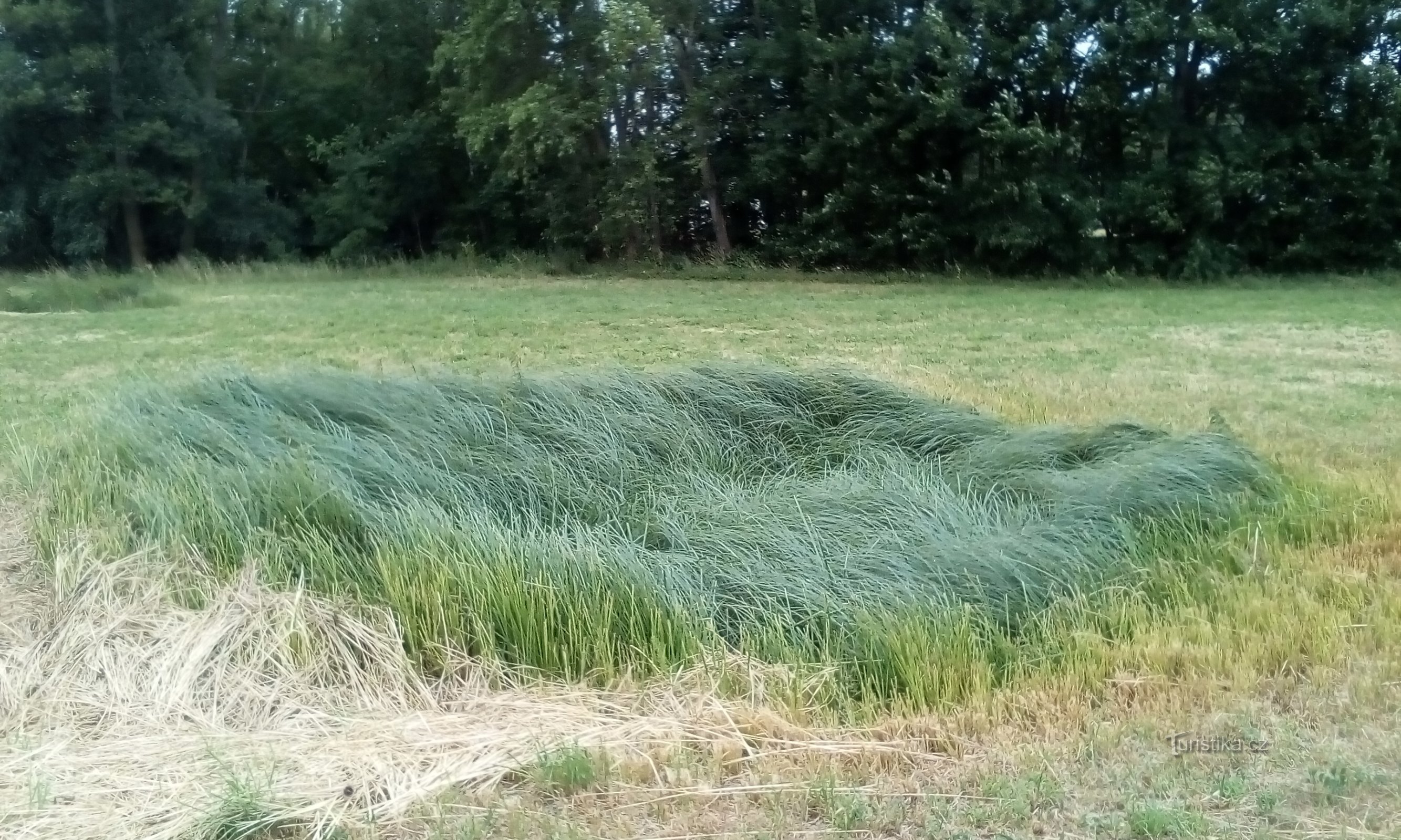 Kratrar efter allierade räder på Pardubice