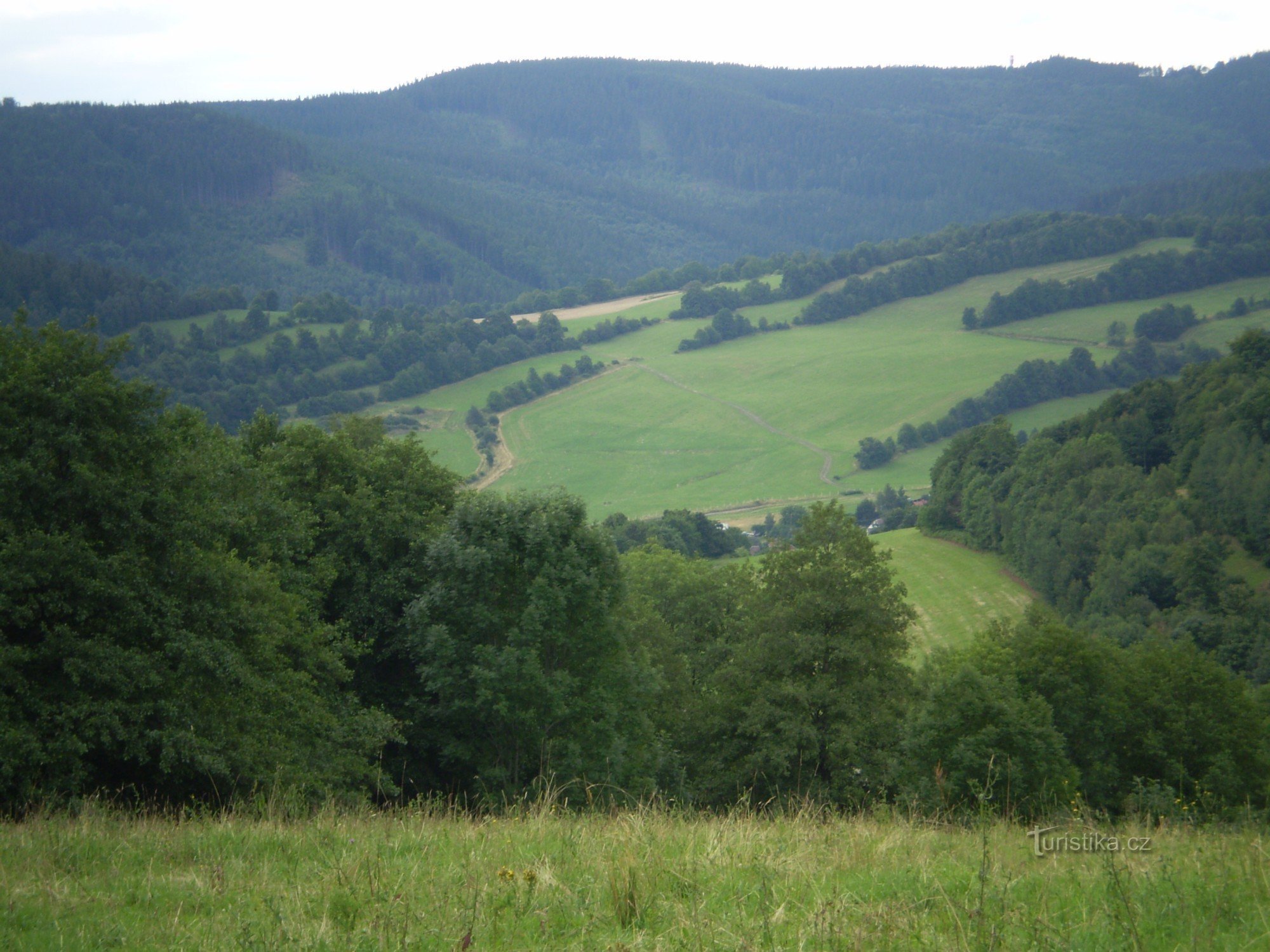 Cow mountain, the whole ridge