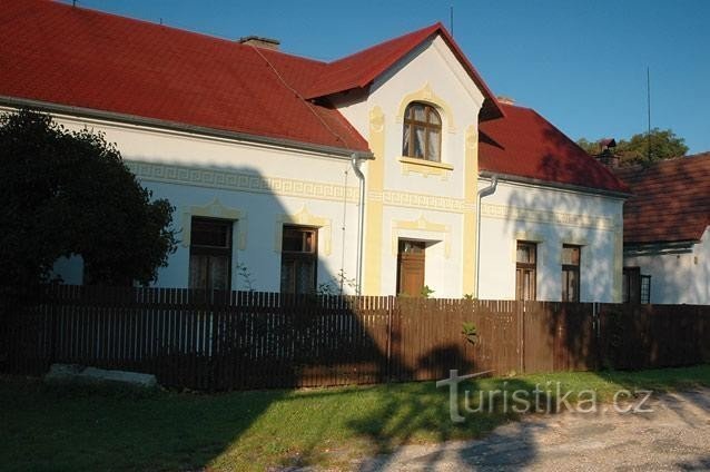 Krčkovice: hus i byn