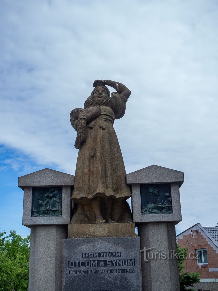 Křelov - Monument for de faldne