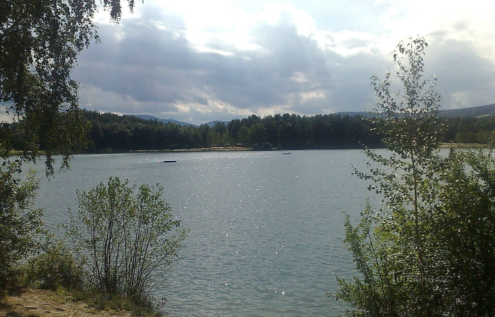 Kristýna - lago y zona de recreo
