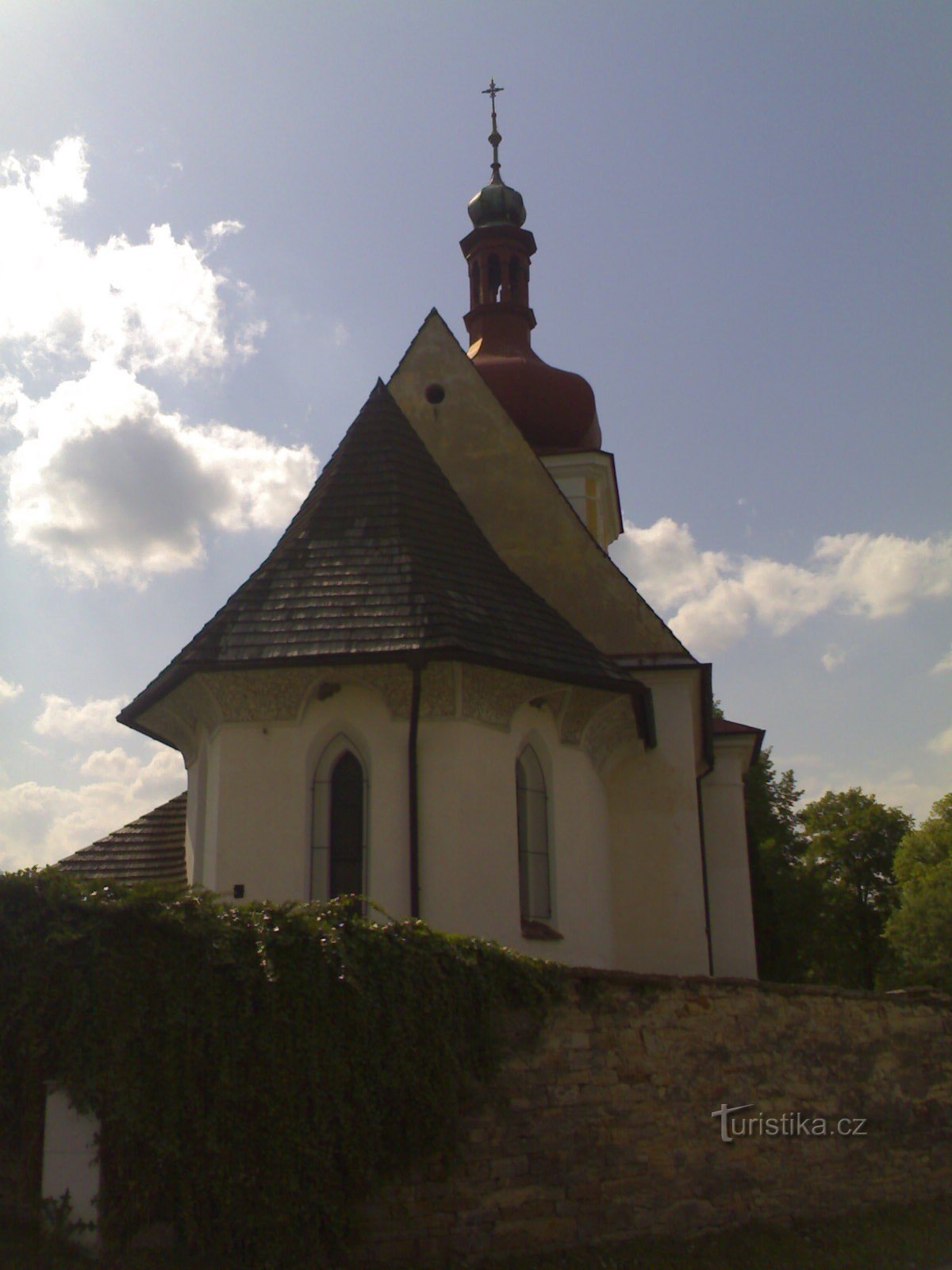 Křivice - Pyhän Nikolauksen kirkko. Lawrence