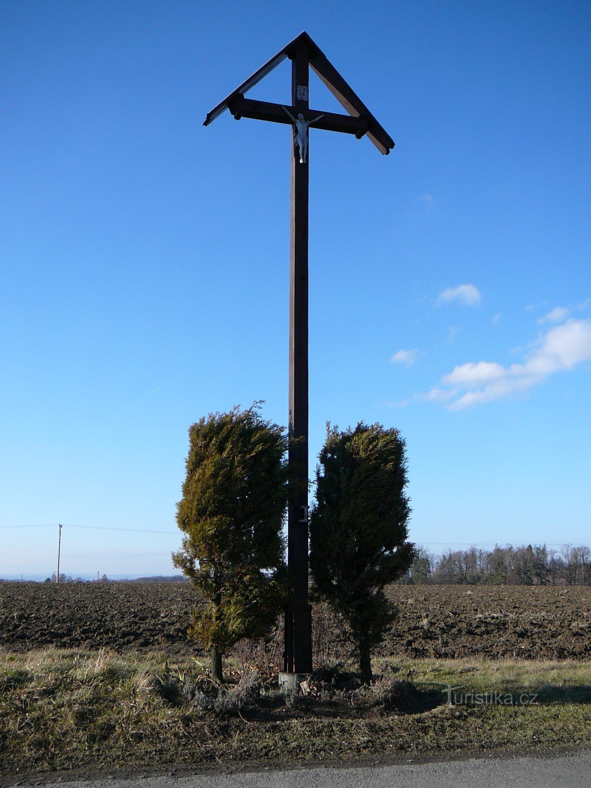 cross at Kútá in Řepiště