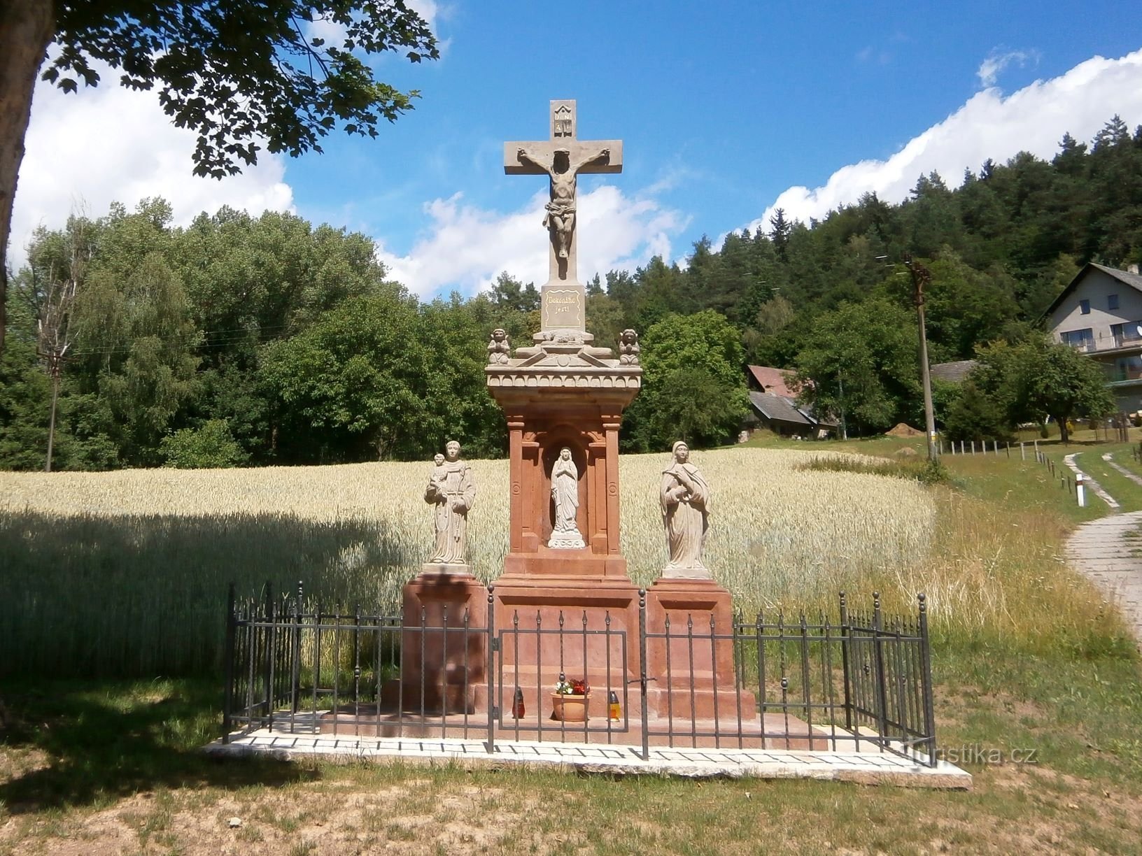 Cross on Podhradí (Havlovice, 3.7.2017 July XNUMX)