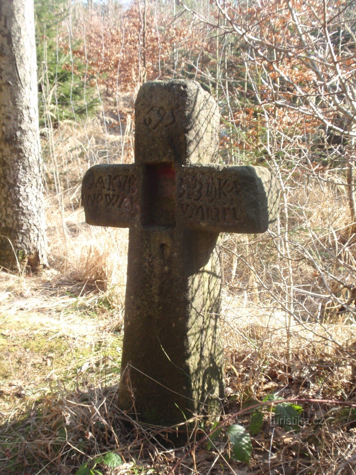 Das Kreuz an der Kreuzung U Zabitého