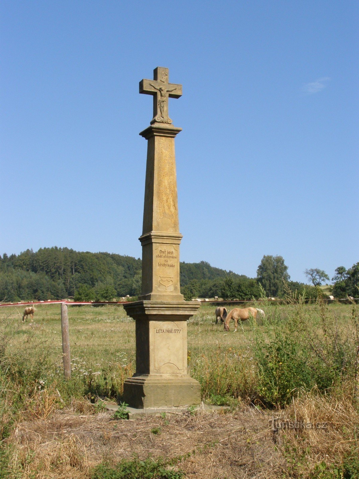 croix près de Chlum